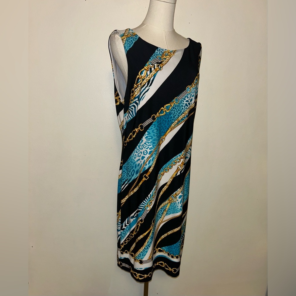 🩵Cache Printed Stretch Dress🩵 - Picture 4 of 11